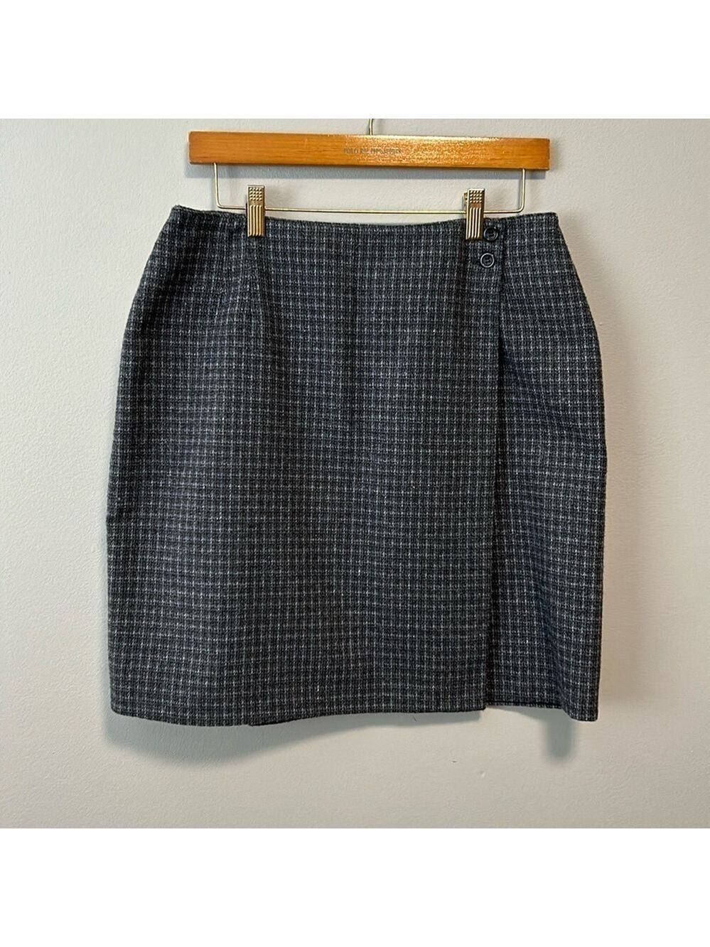 Vintage Northern Traditions Wool Blend Wrap Skirt